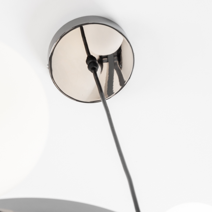 Brilagi - LED Lustr na lanku MILLA 15xG9/3W/230V lesklý chrom/bílá