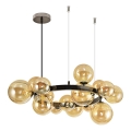 Brilagi - LED Lustr na lanku MILLA 15xG9/3W/230V lesklý chrom/zlatá