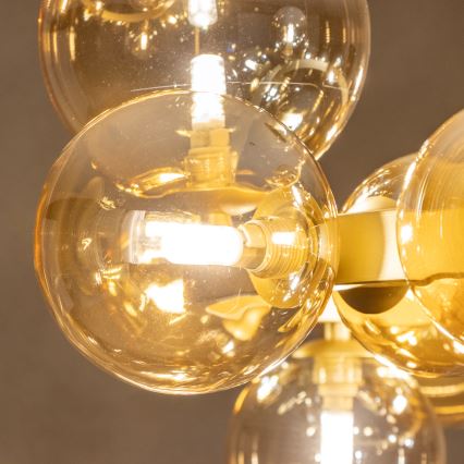 Brilagi - LED Lustr na lanku MILLA 15xG9/3W/230V zlatá