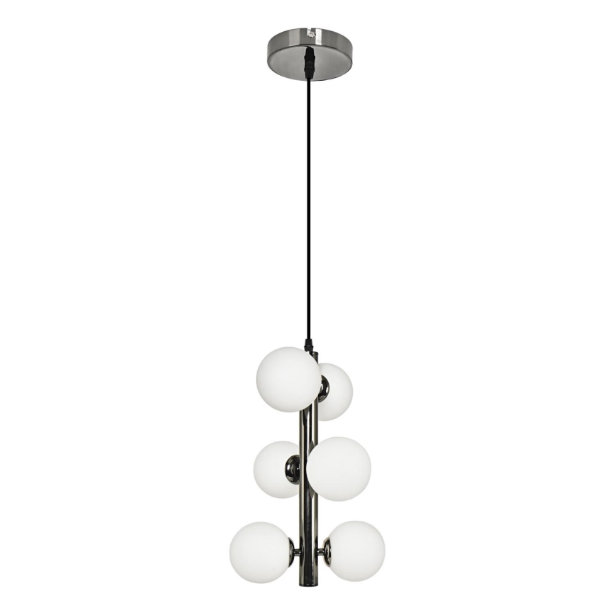Brilagi - LED Lustr na lanku MILLA 6xG9/3W/230V lesklý chrom/bílá