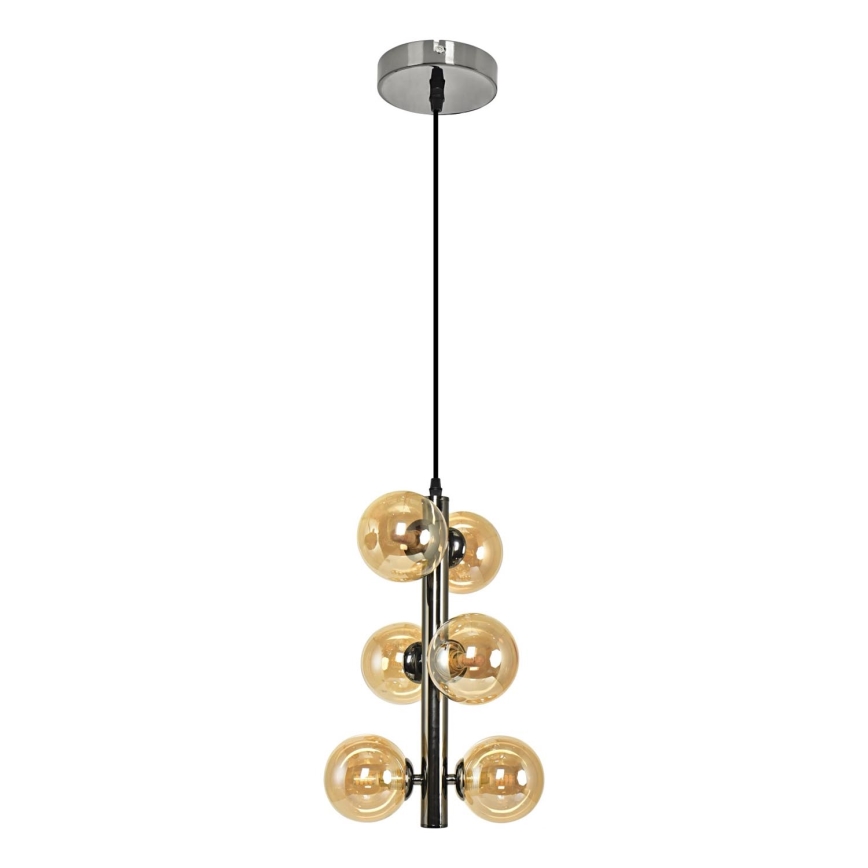 Brilagi - LED Lustr na lanku MILLA 6xG9/3W/230V lesklý chrom/zlatá