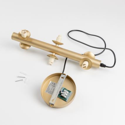 Brilagi - LED Lustr na lanku MILLA 6xG9/3W/230V zlatá/kouřová