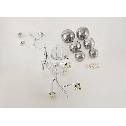 Brilagi - LED Lustr na lanku MISTEL 6xG9/3W/230V lesklý chrom/kouřová