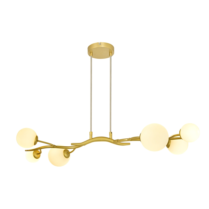 Brilagi - LED Lustr na lanku MISTEL 6xG9/3W/230V zlatá/bílá