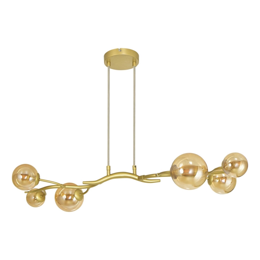 Brilagi - LED Lustr na lanku MISTEL 6xG9/3W/230V zlatá