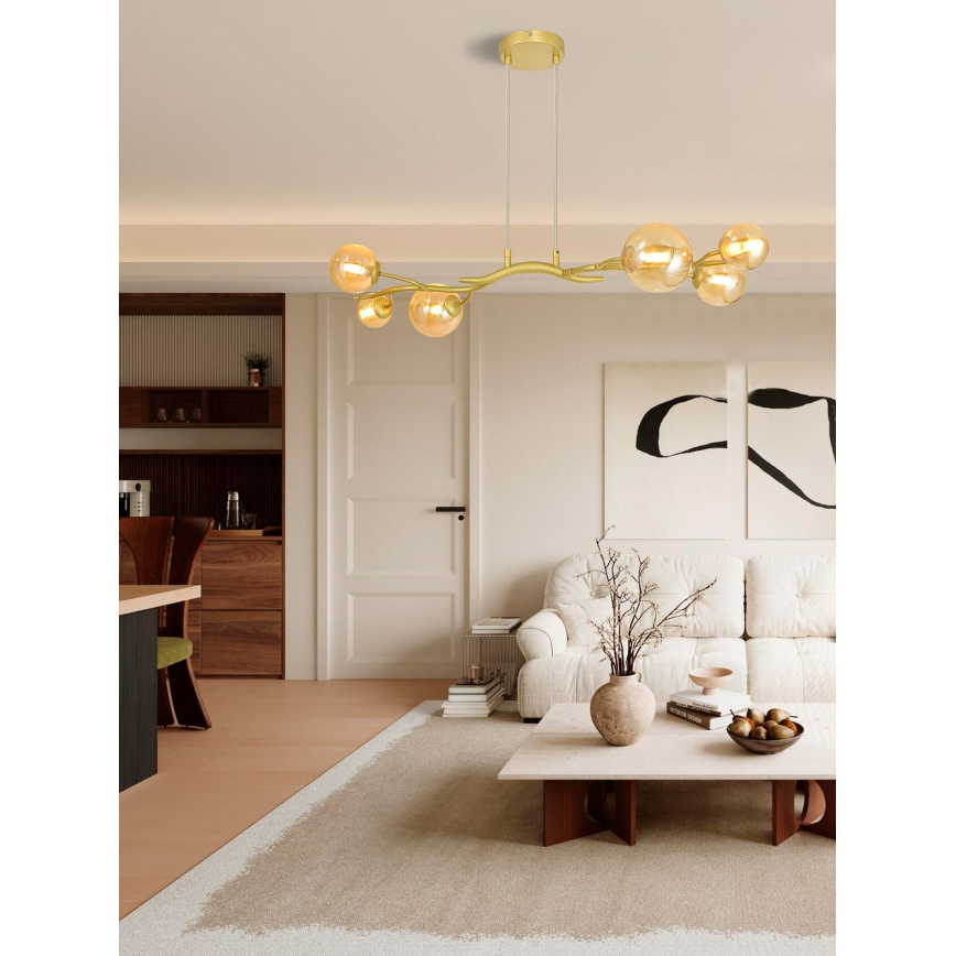 Brilagi - LED Lustr na lanku MISTEL 6xG9/3W/230V zlatá