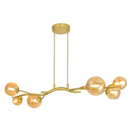 Brilagi - LED Lustr na lanku MISTEL 6xG9/3W/230V zlatá