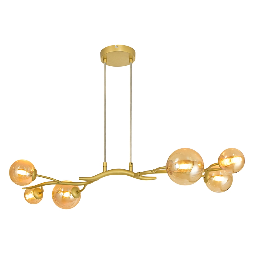 Brilagi - LED Lustr na lanku MISTEL 6xG9/3W/230V zlatá