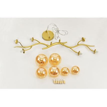 Brilagi - LED Lustr na lanku MISTEL 6xG9/3W/230V zlatá