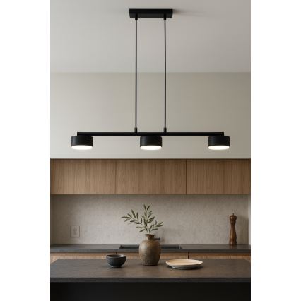 Brilagi - LED Lustr na lanku MONO 3xGX53/30W/230V černá