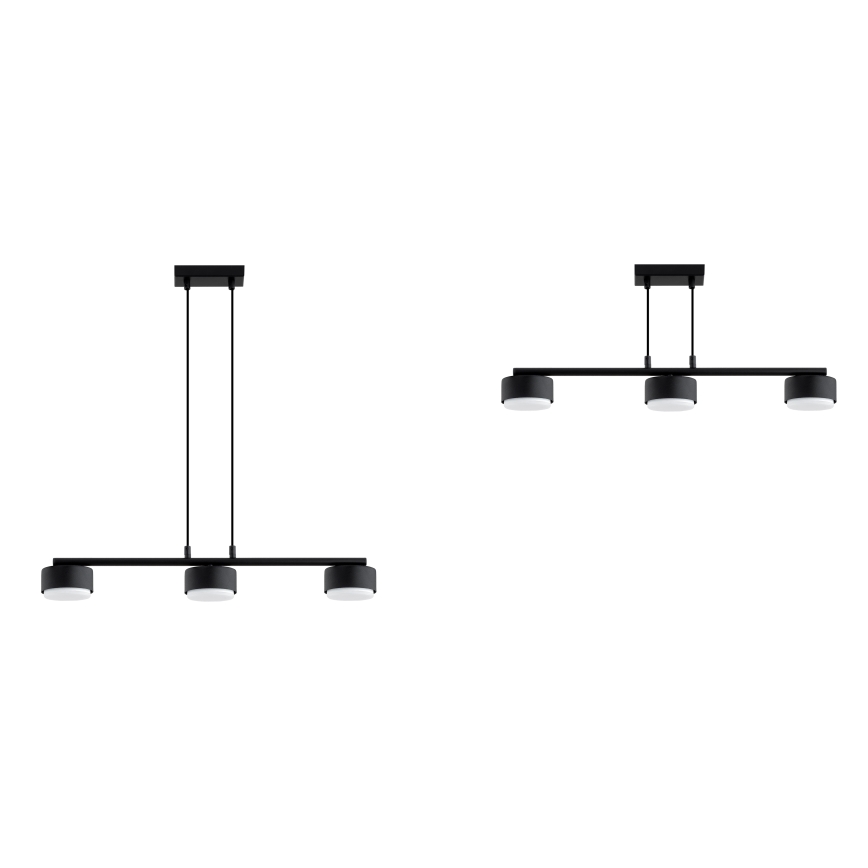 Brilagi - LED Lustr na lanku MONO 3xGX53/30W/230V černá