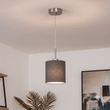 Brilagi - LED Lustr na lanku NUBILA 1xE27/60W/230V pr. 14 cm antracit
