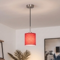 Brilagi - LED Lustr na lanku NUBILA 1xE27/60W/230V pr. 14 cm černá/červená