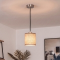 Brilagi - LED Lustr na lanku NUBILA 1xE27/60W/230V pr. 14 cm černá/hnědá