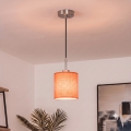 Brilagi - LED Lustr na lanku NUBILA 1xE27/60W/230V pr. 14 cm černá/oranžová