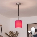 Brilagi - LED Lustr na lanku NUBILA 1xE27/60W/230V pr. 14 cm černá/růžová