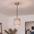 Brilagi - LED Lustr na lanku NUBILA 1xE27/60W/230V pr. 14 cm černá/šedá