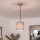 Brilagi - LED Lustr na lanku NUBILA 1xE27/60W/230V pr. 14 cm černá/šedá