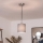 Brilagi - LED Lustr na lanku NUBILA 1xE27/60W/230V pr. 14 cm černá/světle šedá