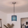 Brilagi - LED Lustr na lanku NUBILA 1xE27/60W/230V pr. 14 cm černá/tmavě modrá