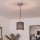 Brilagi - LED Lustr na lanku NUBILA 1xE27/60W/230V pr. 14 cm červená/antracit