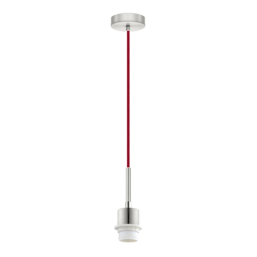 Brilagi - LED Lustr na lanku NUBILA 1xE27/60W/230V pr. 14 cm červená/antracit