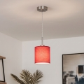 Brilagi - LED Lustr na lanku NUBILA 1xE27/60W/230V pr. 14 cm červená
