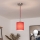 Brilagi - LED Lustr na lanku NUBILA 1xE27/60W/230V pr. 14 cm červená