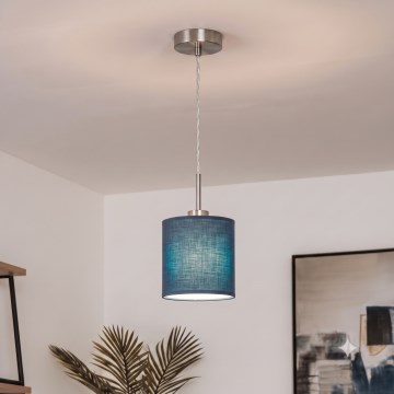 Brilagi - LED Lustr na lanku NUBILA 1xE27/60W/230V pr. 14 cm tmavě modrá