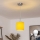 Brilagi - LED Lustr na lanku NUBILA 1xE27/60W/230V pr. 14 cm žlutá