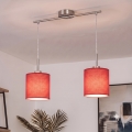 Brilagi - LED Lustr na lanku NUBILA 2xE27/60W/230V červená