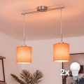 Brilagi - LED Lustr na lanku NUBILA 2xE27/60W/230V oranžová