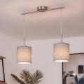 Brilagi - LED Lustr na lanku NUBILA 2xE27/60W/230V šedá