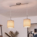 Brilagi - LED Lustr na lanku NUBILA 2xE27/60W/230V světle hnědá