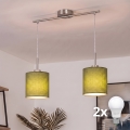 Brilagi - LED Lustr na lanku NUBILA 2xE27/60W/230V zelená