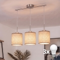 Brilagi - LED Lustr na lanku NUBILA 3xE27/60W/230V hnědá