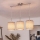 Brilagi - LED Lustr na lanku NUBILA 3xE27/60W/230V hnědá