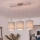 Brilagi - LED Lustr na lanku NUBILA 3xE27/60W/230V šedá