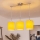 Brilagi - LED Lustr na lanku NUBILA 3xE27/60W/230V žlutá
