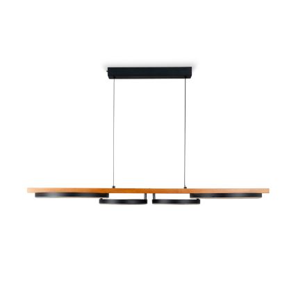 BRILAGI - LED Lustr na lanku PLANK LED/35W/230V 4000K 30x100 cm dřevo