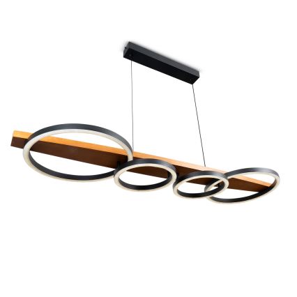 BRILAGI - LED Lustr na lanku PLANK LED/35W/230V 4000K 30x100 cm dřevo