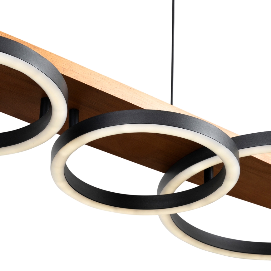 BRILAGI - LED Lustr na lanku PLANK LED/35W/230V 4000K 30x100 cm dřevo