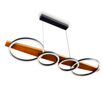 BRILAGI - LED Lustr na lanku PLANK LED/35W/230V 4000K 30x100 cm dřevo