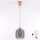 Brilagi - LED Lustr na lanku RETRO GLASS 1xE27/60W/230V pr. 14 cm béžová/kouřová šedá