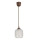 Brilagi - LED Lustr na lanku RETRO GLASS 1xE27/60W/230V pr. 14 cm hnědá/bílá