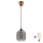 Brilagi - LED Lustr na lanku RETRO GLASS 1xE27/60W/230V pr. 14 cm hnědá/kouřová šedá