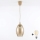 Brilagi - LED Lustr na lanku RETRO GLASS 1xE27/60W/230V pr. 17 cm béžová/kouřová béžová