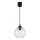 Brilagi - LED Lustr na lanku RETRO GLASS 1xE27/60W/230V pr. 18 cm černá/čirá