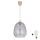 Brilagi - LED Lustr na lanku RETRO GLASS 1xE27/60W/230V pr. 26 cm béžová/kouřová šedá