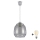 Brilagi - LED Lustr na lanku RETRO GLASS 1xE27/60W/230V pr. 26 cm stříbrná/kouřová šedá
